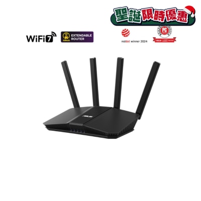 ASUS 华硕 RT-BE58U V2 双频 WiFi 7 AiMesh 可扩充路由器
