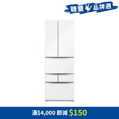 TOSHIBA 東芝 - 451公升變頻六門對門式雪櫃 - GR-RM598WE-PGA(B3)