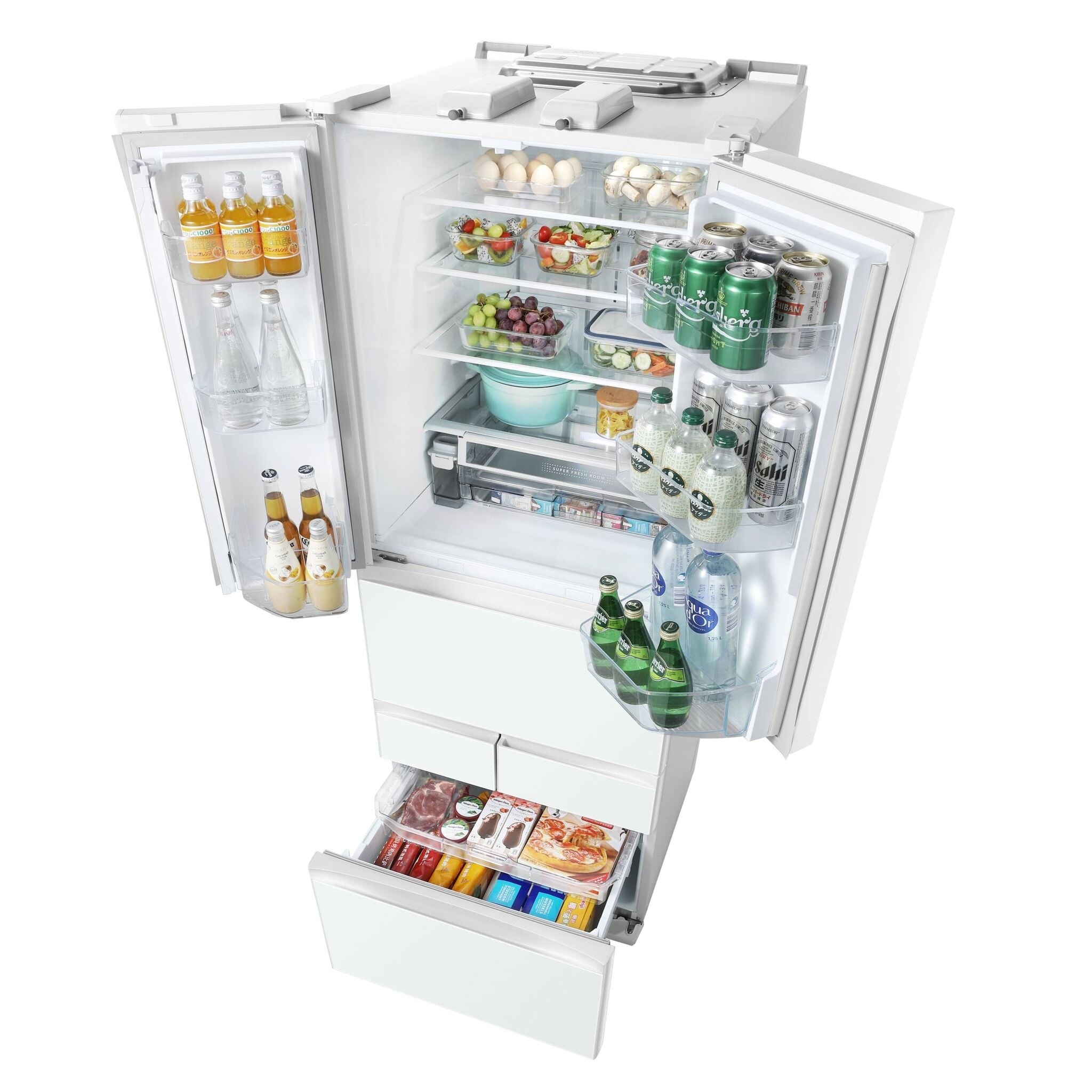 TOSHIBA 451L Invertor 6 - Door Side by Side Refrigerator - GR