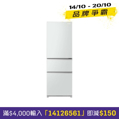 TOSHIBA 东芝 344公升旗舰级变频三门下置式雪柜 GR RM469WE PGA（B3） 1 image