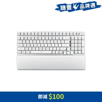 ASUS 華碩 ROG Strix Scope II 96 RX Wireless 無線電競鍵盤 - 紅軸