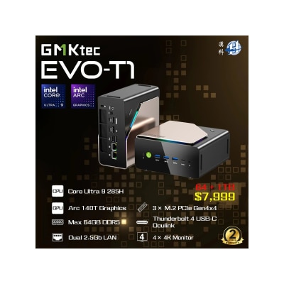 GMKTEC - EVO-T1 迷你電腦