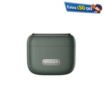 Yoose MINI 5 往復式五刀頭迷你電動鬚刨 - 礦石綠