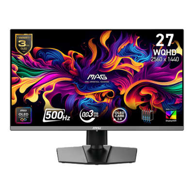 MSI 微星 MAG 272QP QD-OLED X50 27" 2K 500Hz QD-OLED 電競顯示屏