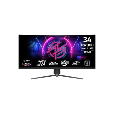 MSI 微星 MPG 346CQRF X24 34" UWQHD 240Hz 電競顯示屏