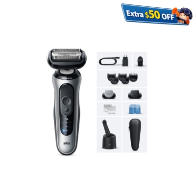 BRAUN 百灵 BRAUN 62-S7650cc 乾湿两用电鬚刨连5合1全自动清洁座