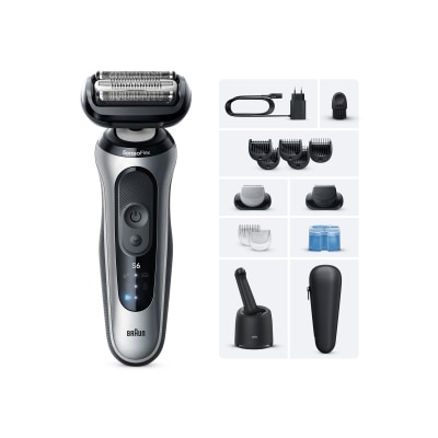 BRAUN 百靈 BRAUN 62-S7650cc 乾濕兩用電鬚刨連5合1全自動清潔座