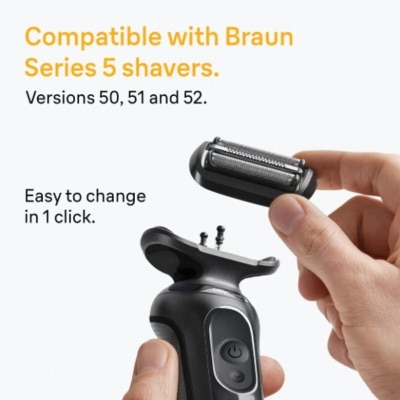 BRAUN 百灵 Braun 54B黑色刀头网膜组合