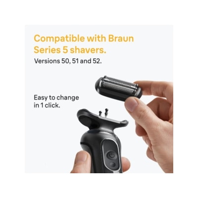 BRAUN 百灵 Braun 54B黑色刀头网膜组合