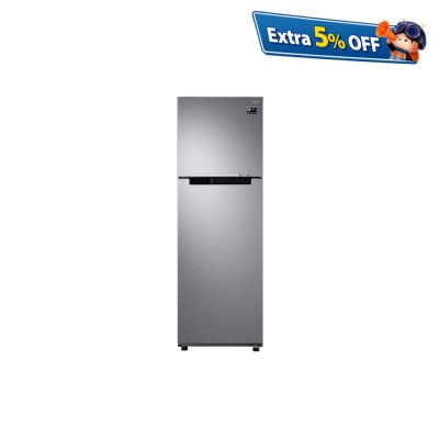 SAMSUNG RT25F4032S8/SH Top Mounted Freezer with Digital Inverter 255L Elegant Inox Fridge