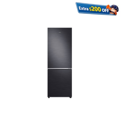 SAMSUNG RB30F4051B1/SH Bottom Mounted Freezer with All Around Cooling 290L Black Nickel Fridge