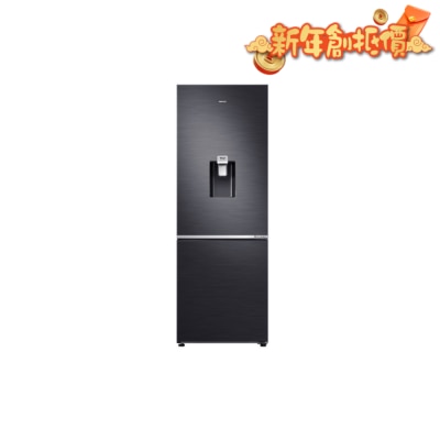 SAMSUNG RB30F4181B1/SH Bottom Mounted Freezer with All Around Cooling and Water Dispenser 284L Black Fridge