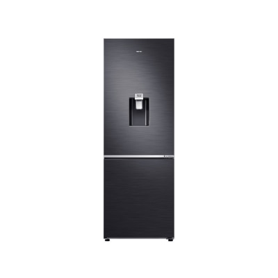 SAMSUNG - 284L All Around Cooling Back Invertor 2 - Door Bottom Freezer Refrigerator and Water Dispenser - RB30F4181B1/SH