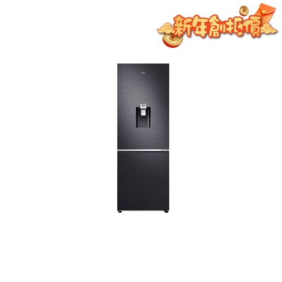SAMSUNG RB30F4181B1/SH Bottom Mounted Freezer with All Around Cooling and Water Dispenser 284L Black Fridge