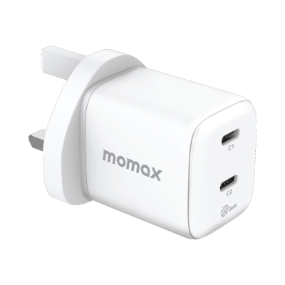 Momax 1-Charge 45W 2位氮化镓充电器 2x USB-C- UM81