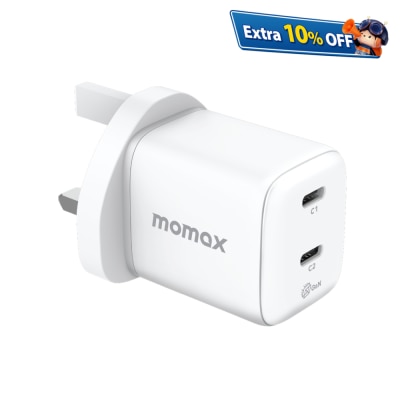Momax 1-Charge 45W 2位氮化鎵充電器 2x USB-C- UM81
