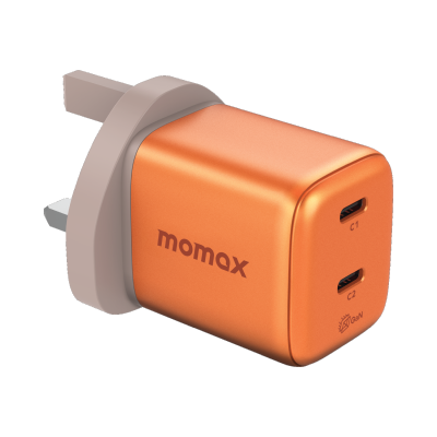 Momax 1-Charge 45W 2位氮化镓充电器 2x USB-C- UM81