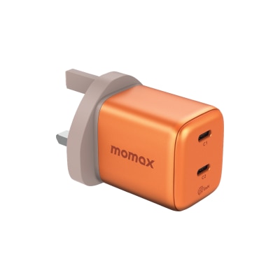 Momax 1-Charge 45W 2位氮化镓充电器 2x USB-C- UM81