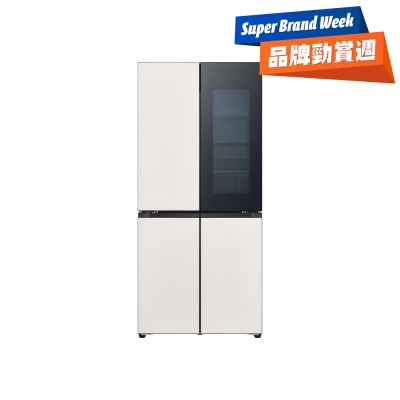 LG - F554GBBV3B InstaView™ 442L Multi-Door Refrigerator Fridge