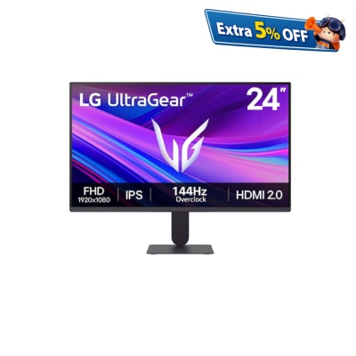 LG 乐金 UltraGear™ 24G411A-B 24" FHD IPS 144Hz 电竞显示屏