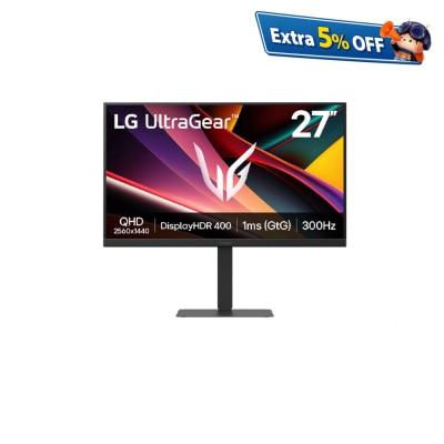 LG 樂金 UltraGear™ 27G640A-B 27" QHD IPS 300Hz 電競顯示屏