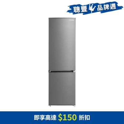 TOSHIBA 东芝 - 270公升变频双门下置式雪柜（左门铰） - GR-RB360WE-PMA（57）-1-LEFT