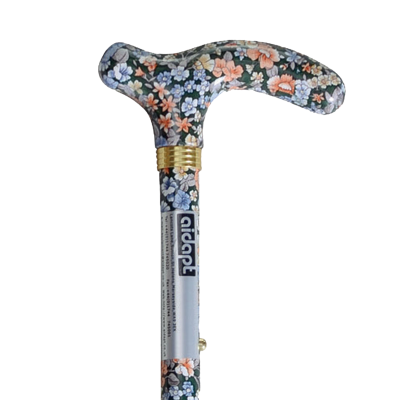 愛意達 摺疊式手杖/拐杖 (花紋)