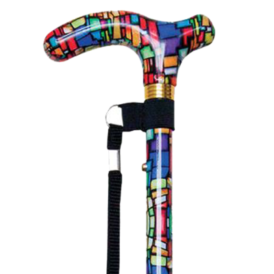 AIDAPT Folding Walking Stick (pattern)