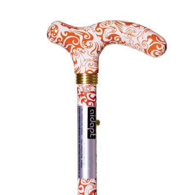 愛意達 摺疊式手杖/拐杖 (花紋)