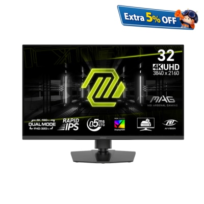 MSI 微星 MAG 322URDF E16 32" 4K 160Hz / FHD 320Hz 双模 电竞显示屏