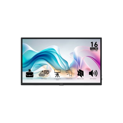 MSI PRO MP165 E6 IPS FHD 15.6" Portable Monitor