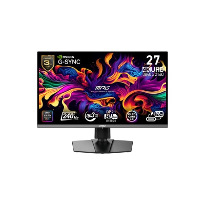 MSI 微星 MPG 272URX QD-OLED 27" 4K 240Hz 電競顯示屏