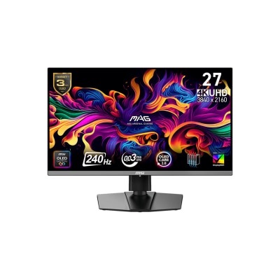 MSI 微星 MAG 272UP QD-OLED X24 27" 4K 240Hz QD-OLED 電競顯示屏