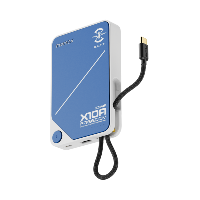 Momax 1-Power X 10000mAh Battery Pack with Built-in USB-C Cable