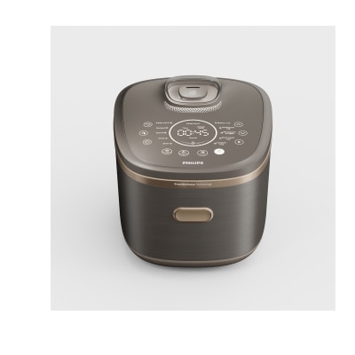 PHILIPS HD7000/90 Low GI Zero Coating Dual layer Micro-Pressure IH Rice Cooker (1.5L)