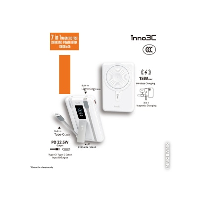 inno3C [ CCC 3C Cert. ] KH-99 7 in 1 Magnetic Fast Charging Power Bank 10000mAh