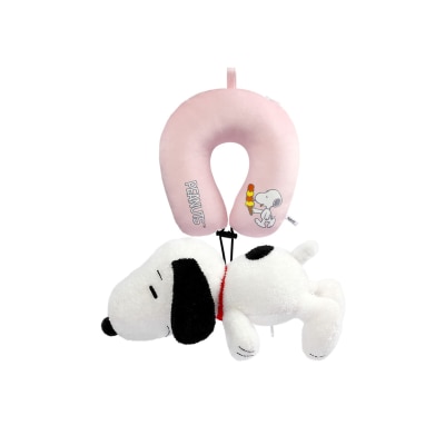 VIPO Snoopy Travel Pillow - Pink