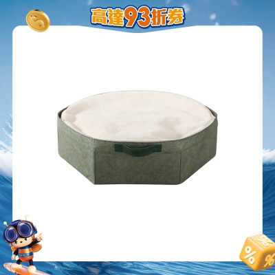 VITAL WAVE - Synthetic paper Hexagonal pet bed