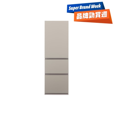 PANASONIC 乐声牌 - ECONAVI智慧节能三门雪柜 (大象灰) NRC371H/C3 雪柜