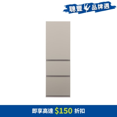 PANASONIC 樂聲牌 - 365公升ECONAVI智慧節能三門下置式雪櫃 - NRC371H/C3