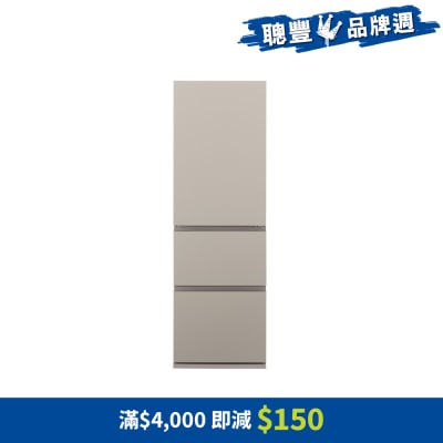 PANASONIC 樂聲牌 - 365公升ECONAVI智慧節能三門下置式雪櫃 - NRC371H/C3