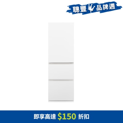 PANASONIC - 365L ECONAVI 3 - Door Bottom Freezer Refrigerator - NRC371H/W3