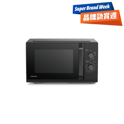 TOSHIBA - MW3-MM25PC(BK) 25L Dial Type Microwave Oven