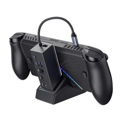 JSAUX HB0609B 電競手提遊戲機用 6 合 1 多功能擴充基座