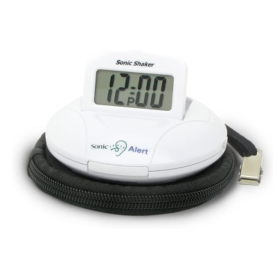 Sonic Alert Portable Shake Alarm Clock