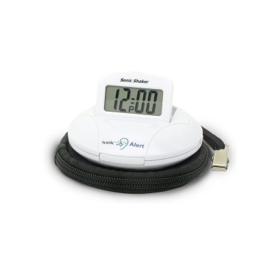 Sonic Alert Portable Shake Alarm Clock