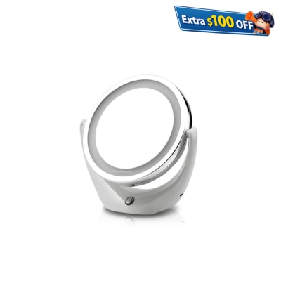 TOUCHBeauty TB-1276 Rechargeable LED Mirror (1X/5X)