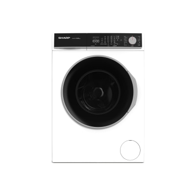 SHARP 声宝 ES-FS8ZH-W 8公斤 1200转 纤薄型蒸气前置式洗衣机 前置式洗衣机