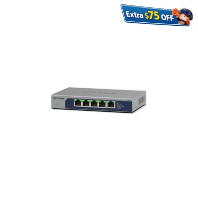 NETGEAR MS105 5埠多千兆(2.5G)以太網非網管交換機