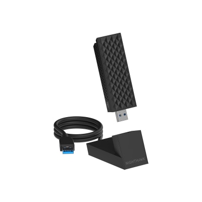 NETGEAR - Nighthawk A9000 三频 BE6500 WiFi 7 USB 3.0 接收器
